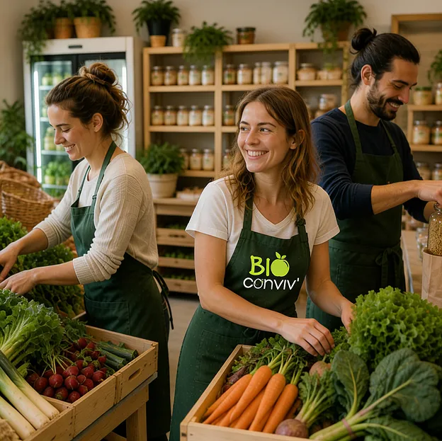 employé épicerie bio