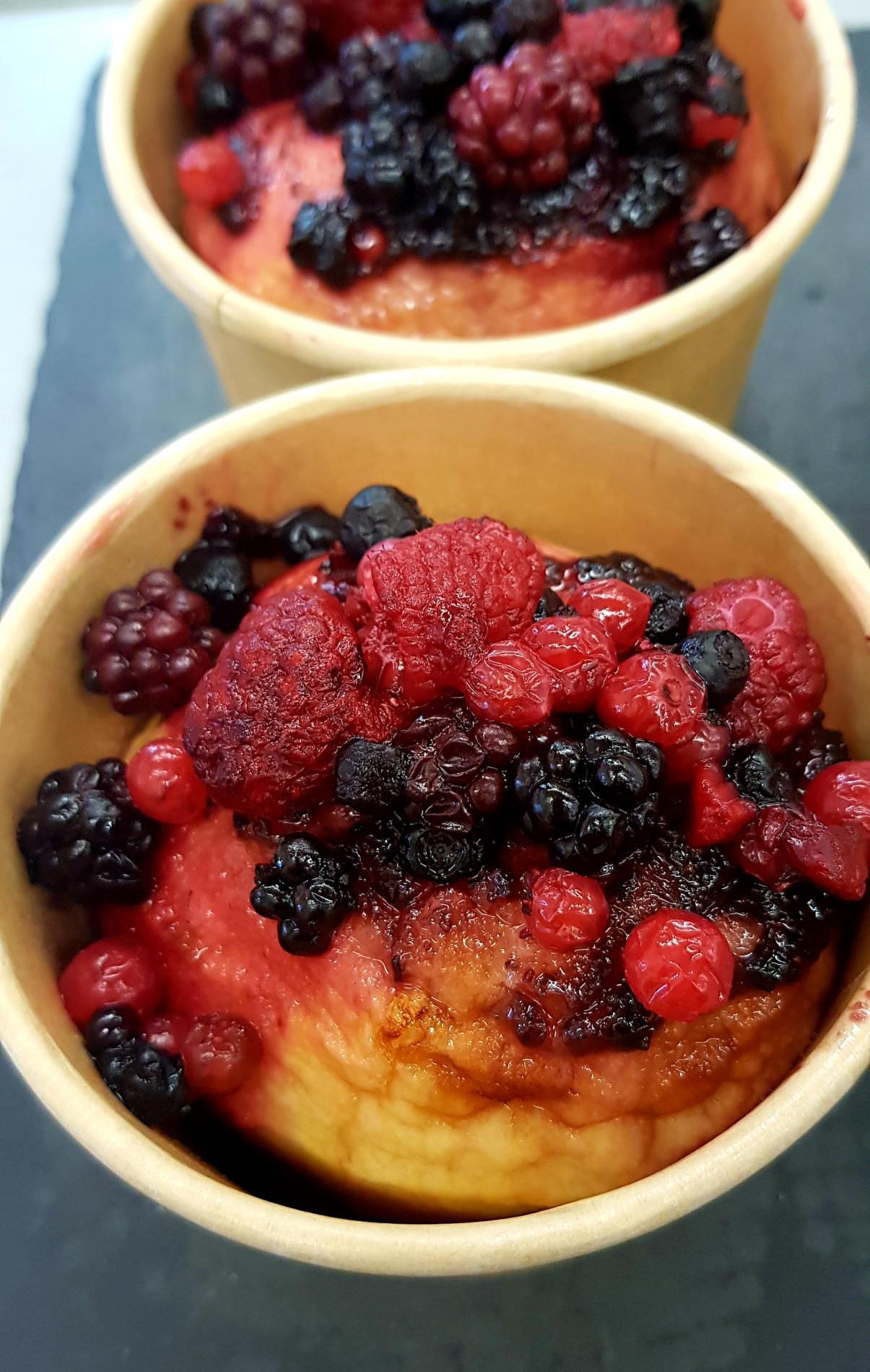 Pomme au four & Fruits rouges